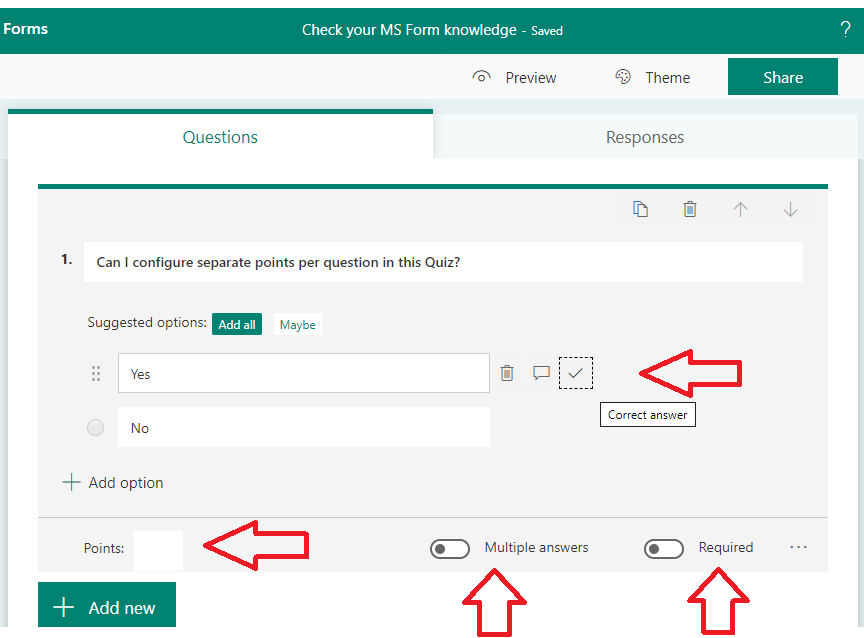 Conduct Online Exam Using Microsoft Forms